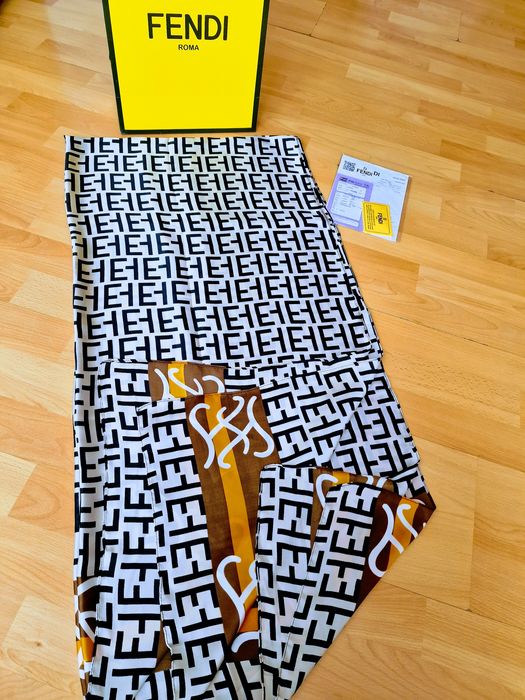 Esarfa matase naturala Fendi,super calitate, new collection,Italia,sac