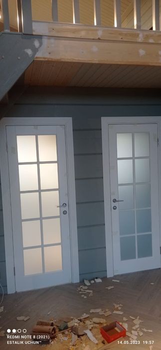 установка   дверей