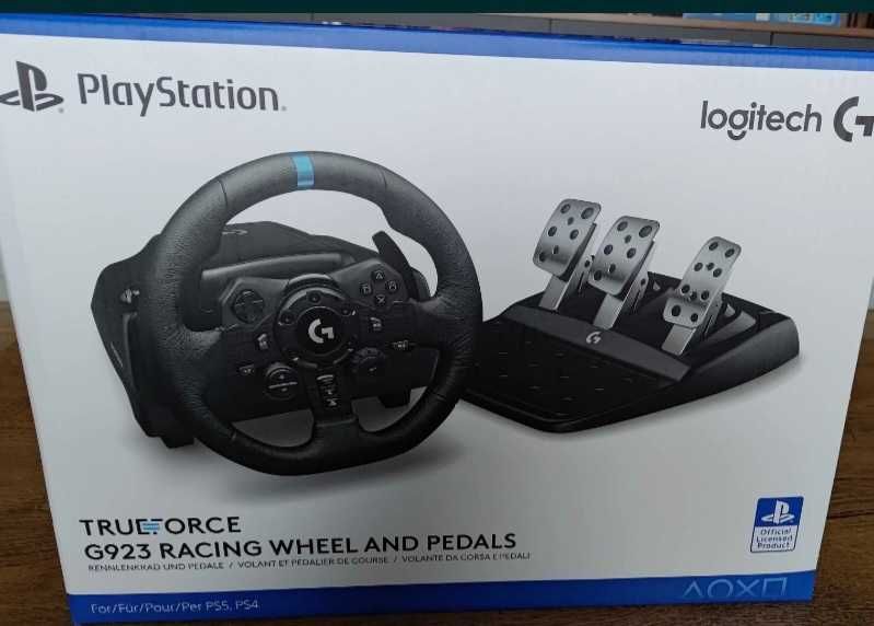 Волан с педали Logitech - G923, PS4/PS5/PC,