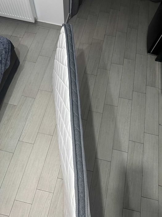 Vând topper saltea alb, 90x200 cm, NOU NOUȚ