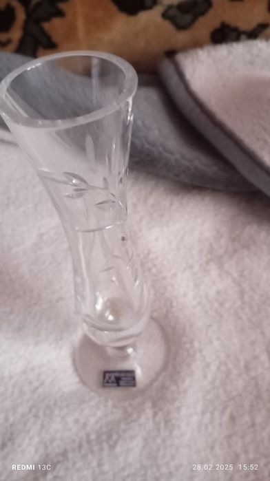 Vaza cristal Bohemia