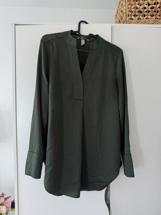 Тъмнозелена блуза