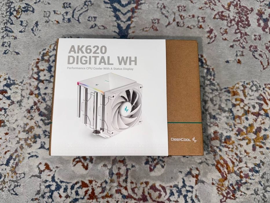 Башенный кулер для процессора DEEPCOOL AK620 DIGITAL WHITE