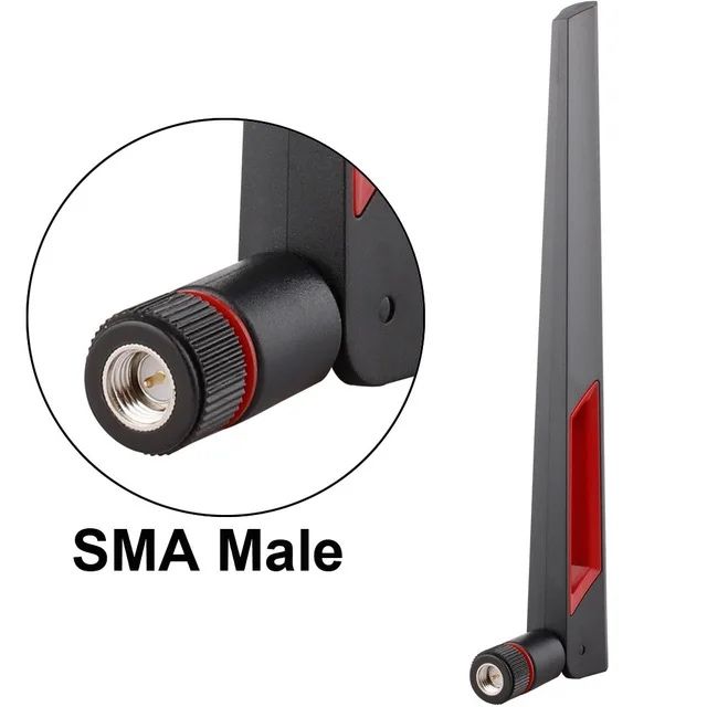 Антенна Asus  Sma-male к роутерам 2,5-5,8 ГЦ Dual Band 2 штук