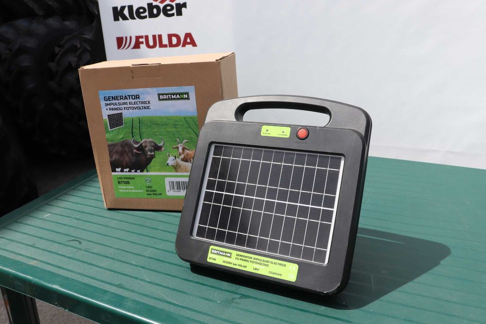 Generator impulsuri 1.85 jouli cu panou solar pentru capre