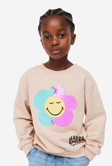 Ватирана блуза за момиче с Елза, НМ, 110/116см, 122/128, 134/140