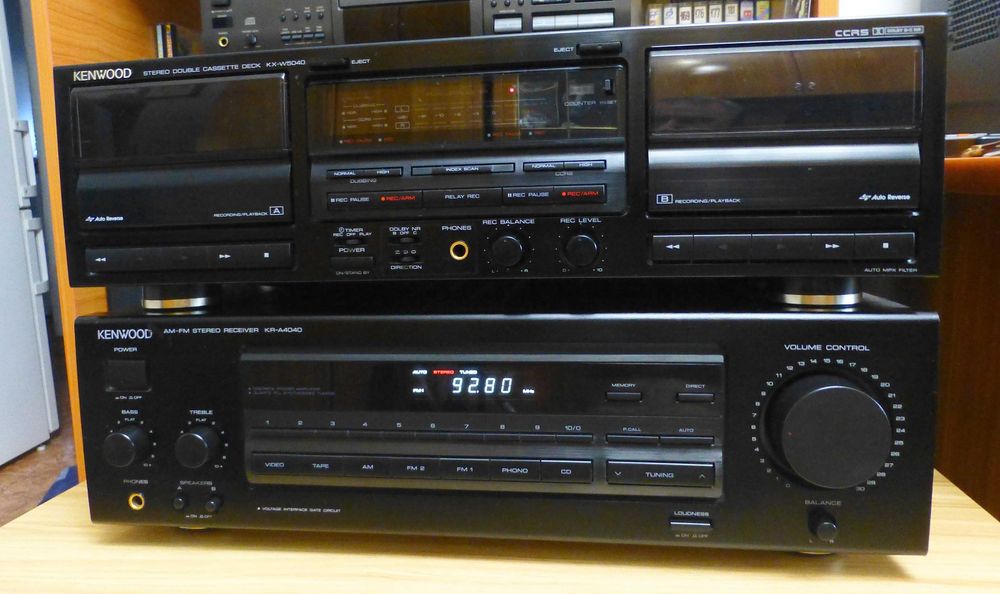Amplituner si deck Kenwood