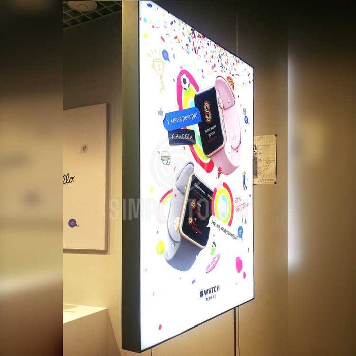 Lightbox laytboks лайтбокс короб реклама вывеска постер poster