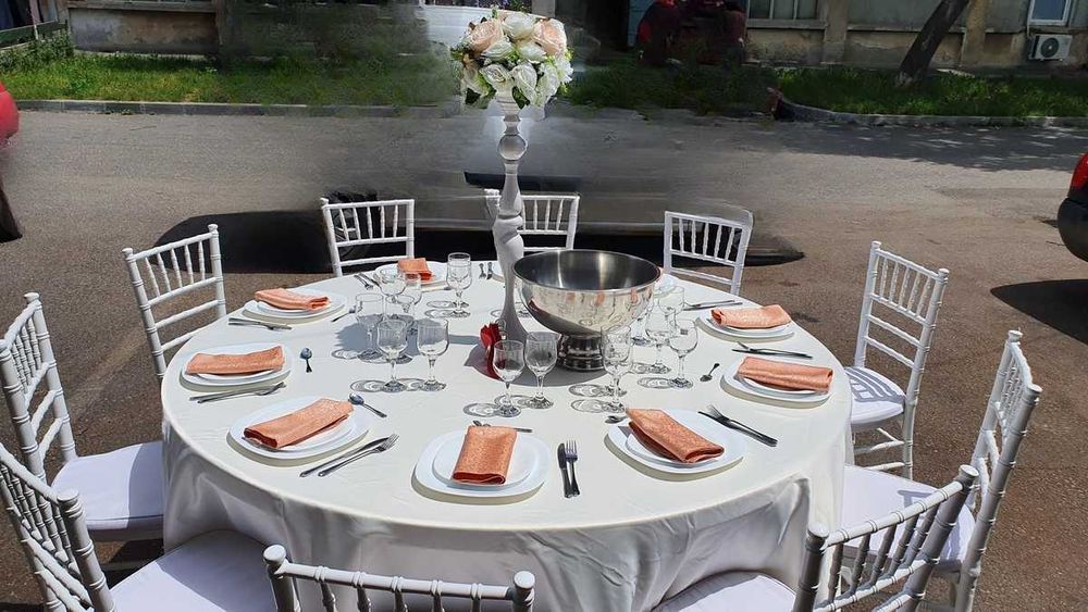 Mese, Scaune pentru Petreceri și Nunti, Botezuri