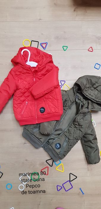 Lot geci toamna, 2 buc, marimea 80, marca Pepco, folosite, stare buna