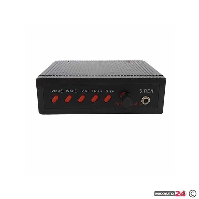 Сирена с микрофон 12V