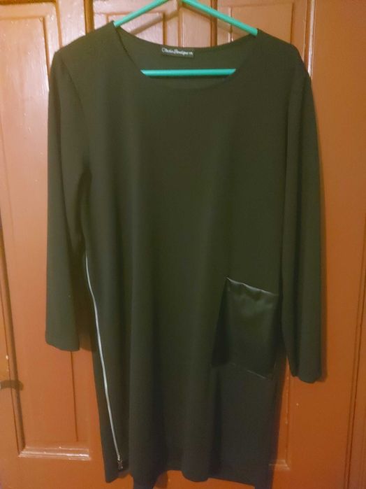 Черна оригинална туника на Таша Бутик.XXL.