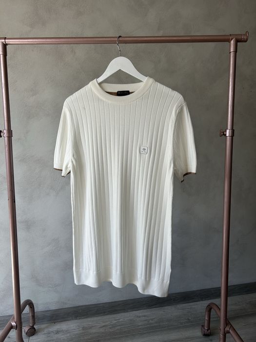 Мъжка плетена тениска