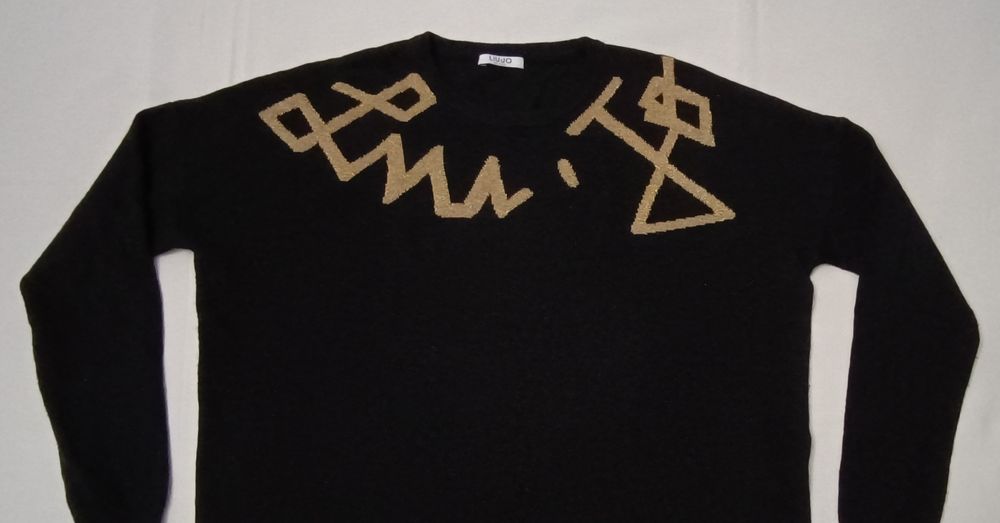 Liu Jo Pullover оригинален пуловер XS вълнен пуловер