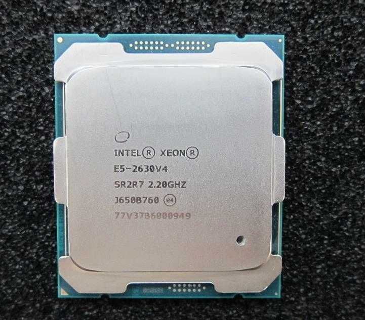 Процессор Xeon E5-2630 v4 10 ядер 20 потоков.