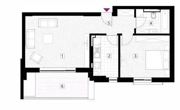 Apartament 2 camere, balcon, boxa, metrou Stefan cel Mare, bloc nou