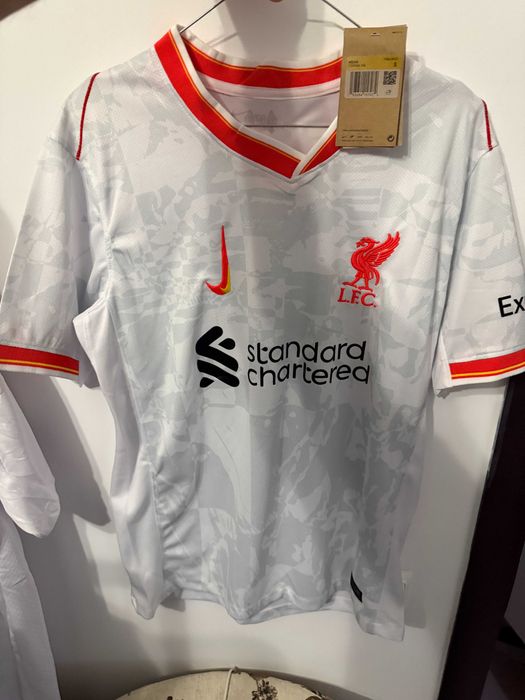 Tricou Luis Diaz Liverpool third kit alb premier league