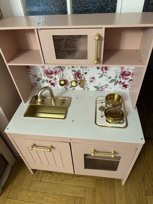 Детская кухня Wooden Play Kitchen