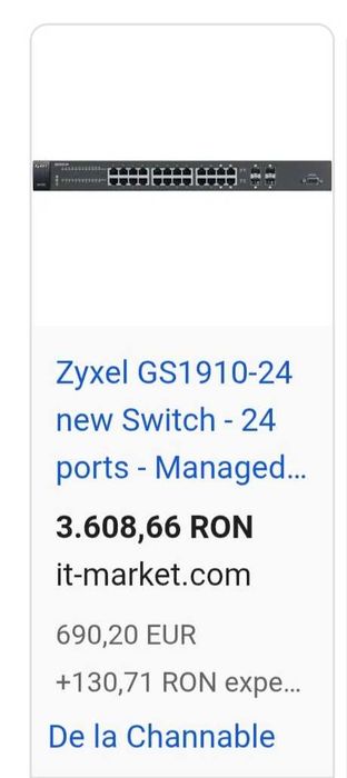 Zyxel GS1910-24 - Switch Smart Managed ports Gigabit