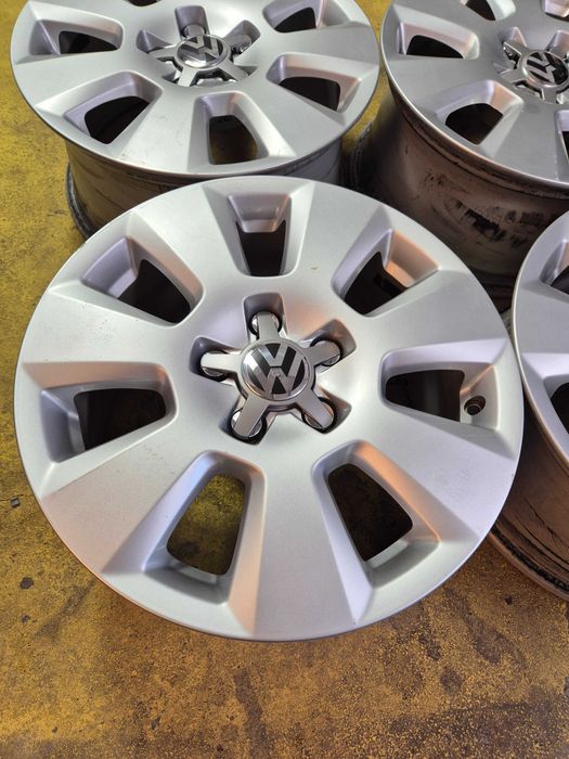 4 Jante Aliaj 5x112 16'' OEM VW Golf Passat Caddy Tiguan Sharan Touran