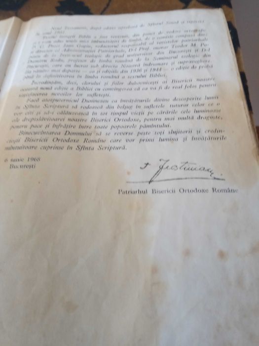 Biblie de colecție din 1968