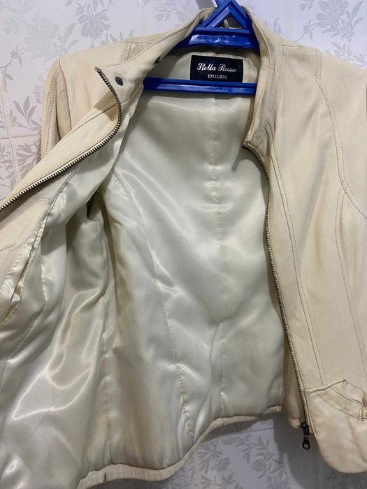 Кожаная куртка женская