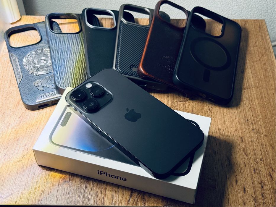 iPhone 14pro 128 ГБ, черный (Space Black)