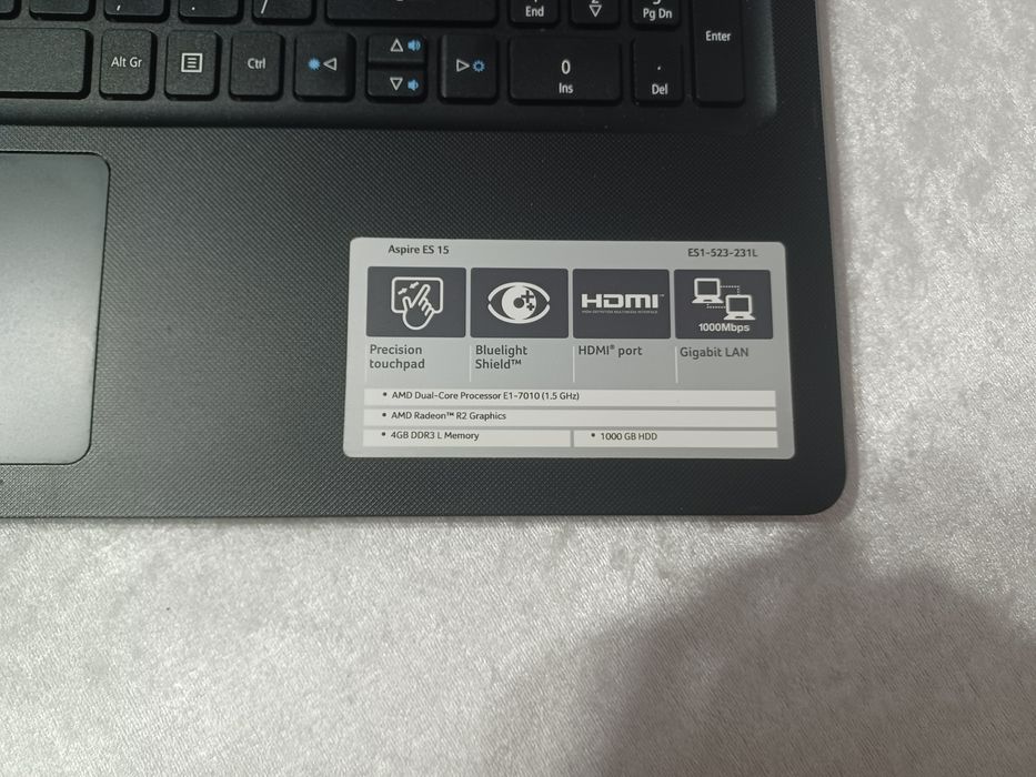 Vand laptop acer