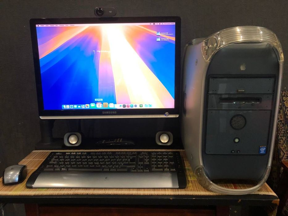 Компьютер Mac / macOS 15 [Hackintosh в корпусе PowerMac G4, «кастом»]