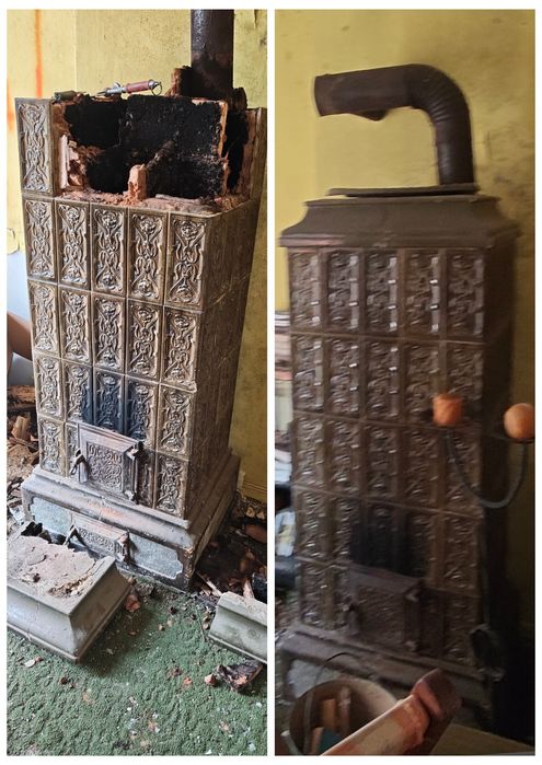 Кахлена печка/камина австрийска 3броя