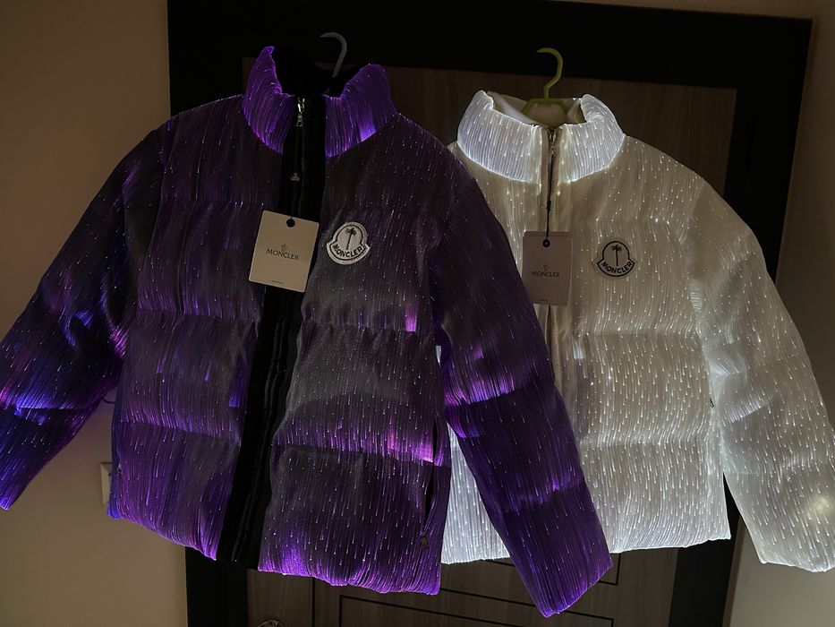 Moncler Palm Angels Maya Светещо Яке