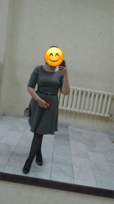 Платье трикотажное