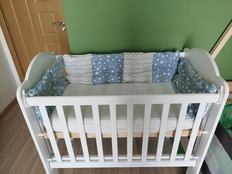 Бебешко креватче+ матрак с бамбук