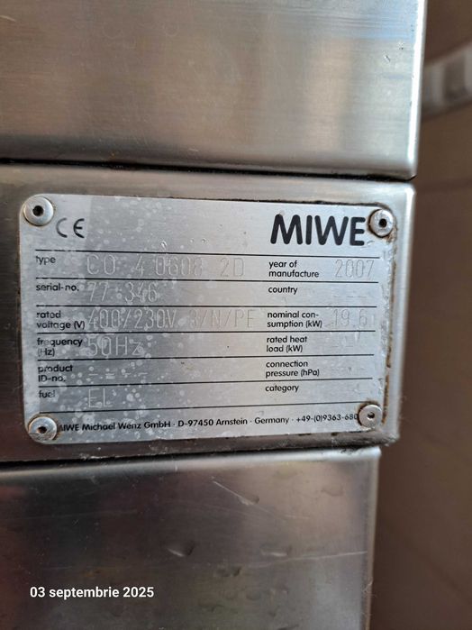 Cuptor vatra Miwe Condo