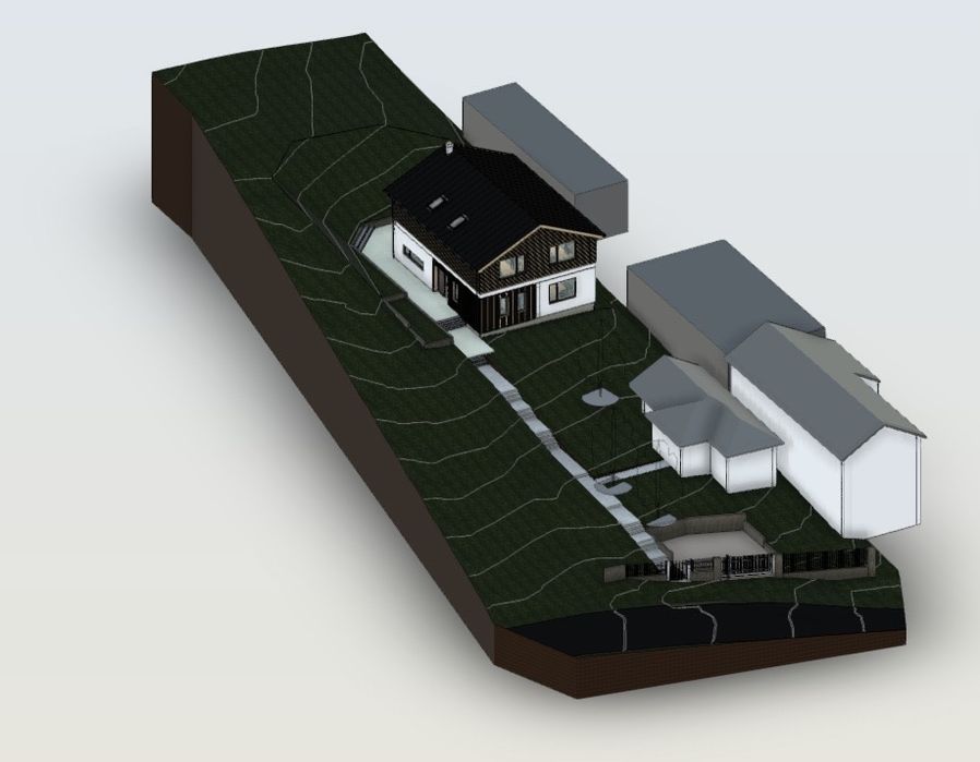 Teren Intravila 3000mp,casa si proiect,utilitati ,veder oras,castel