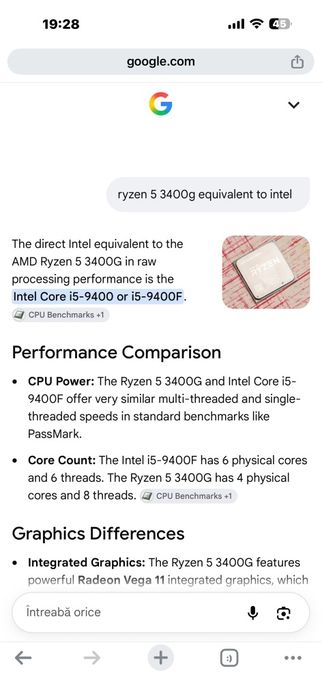 PC gaming ryzen 5 3400g /8 RAM DDR 4 / gtx 1030 msi