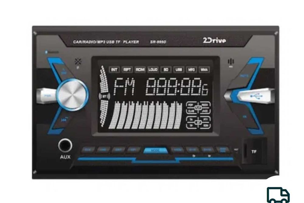 Radio MP3 Player Auto 2Drive 999, 4x45W, BT, Remote, 2DIN, screen 4''