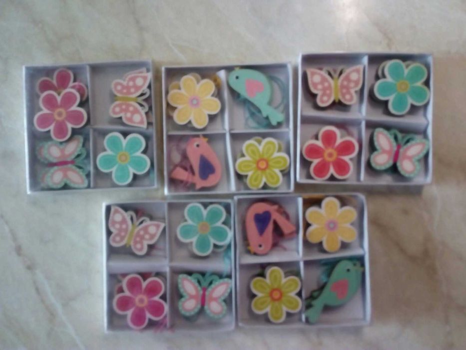 LED гирлянди с къщи,звезди,метални топки.Фигурки Тукан,Арт сърца,цветя