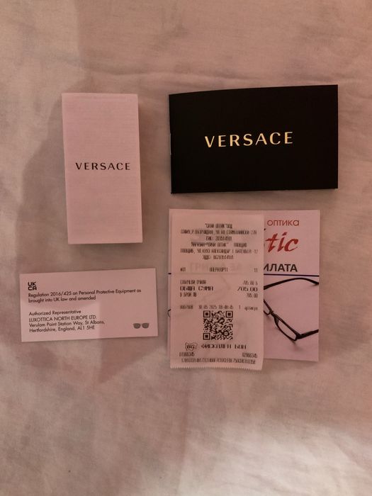 Мъжки очила Versace - Цвят / Златни