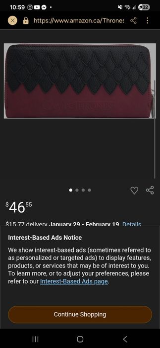 Портмоне Khaleesi - Game of thrones