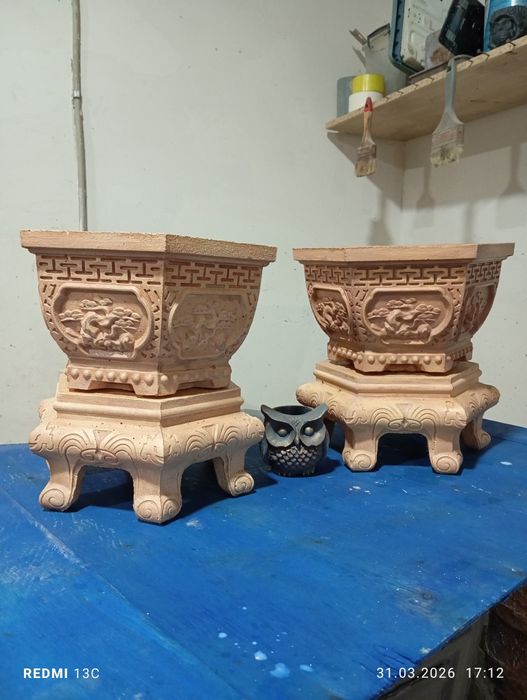 Вазоны из бетона