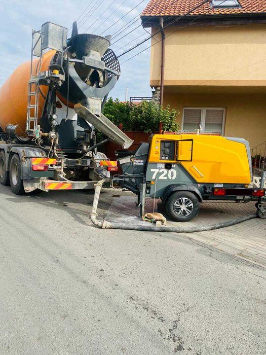 Inchiriez Pompa stationara pentru beton in jud. Sibiu