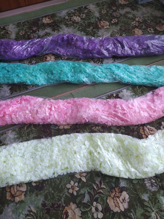 Искусственные цветы глициния для украшения