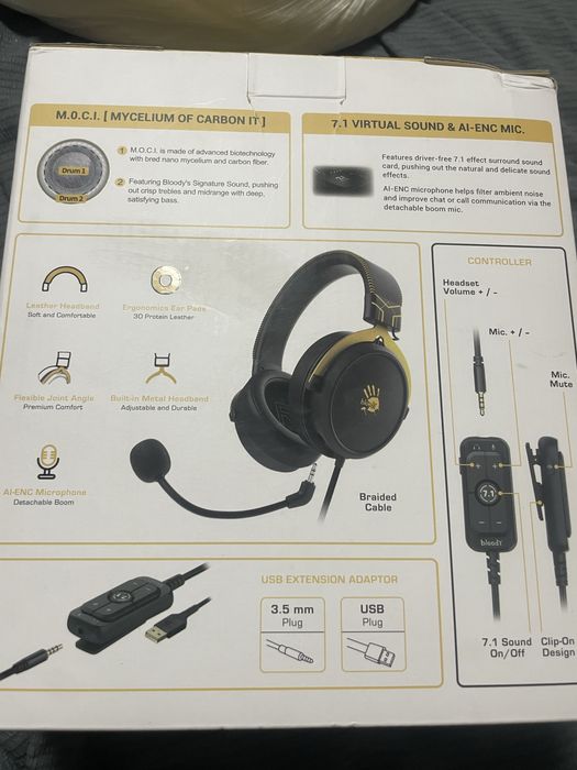 Продам наушники bloody