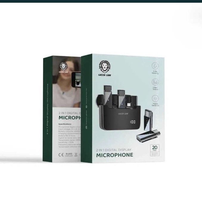 Mikrafon mikrofon petlichka green lion,петличка беспроводной микрафон