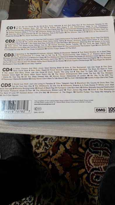 Cd  rock anthems  100 hits