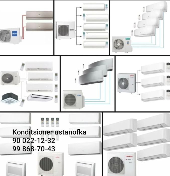 Konditsioner oʻrnatish xizmati tez sifatli va kafolatli