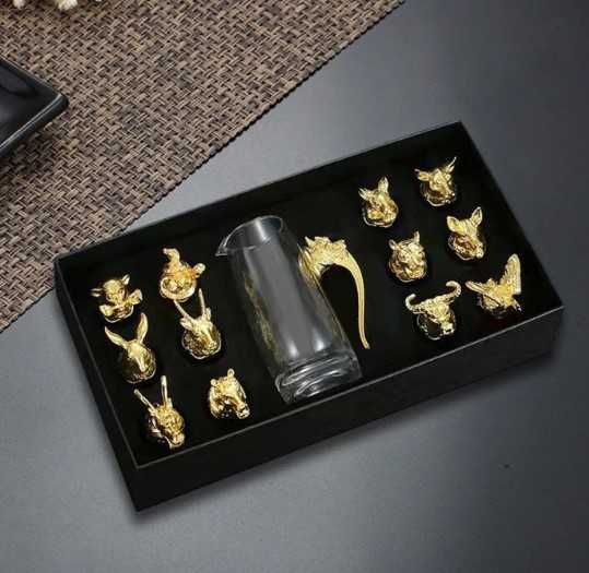 Оригинален подарък за мъж ловец чашки и тапа ловни трофеи