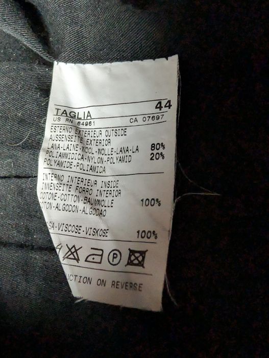 Palton bărbați Benetton, 80% lână, mărimea XS/S (IT 44) – ca nou