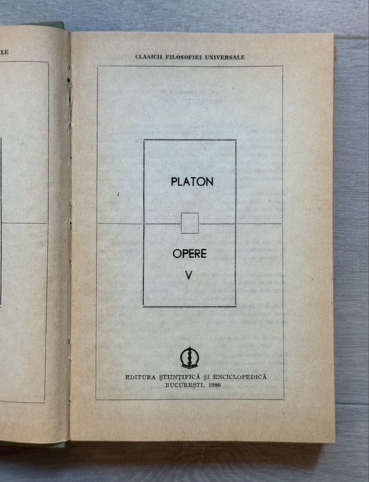 Platon - Opere (vol II, IV, V si VI)